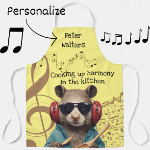 Tablier Amoureux de musique de fête de Brother