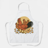 Tablier Amoureux de Poulet (Recto)