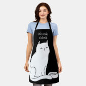 Tablier Amoureux des chats drôle / chat père ou mère (Porté)