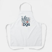 Tablier Amoureux des chiens Apron (Recto)