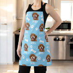 Tablier Amoureux des chiens photo de animal de compagnie p<br><div class="desc">Montrez votre amour pour votre compagnon de fourrure avec le design "Cute Custom Love Empreinte de patte Pet Photo". Ce produit personnalisé vous permet de présenter votre photo d'animal de compagnie préférée, créant un hommage chaleureux à votre chien bien-aimé. Avec un motif empreinte de patte adorable et des options personnalisables,...</div>