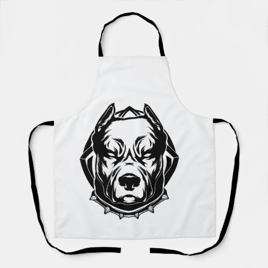 Tablier Amoureux des Pit Bulls (Recto)