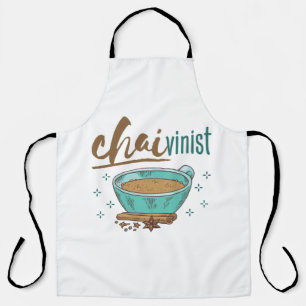 Tablier Amoureux du thé Chai "Chaiviniste" 