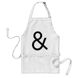 Tablier Ampersand - Noir