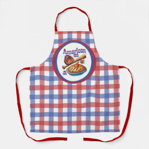 Tablier Amusant américain comme Baseball & Pomme Pie