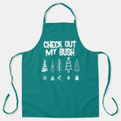 Tablier Amusant Découvrez Mes Ornements De Noël Bush (Recto)