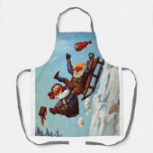 Tablier Amusant Grand-mère Grand-père Sleigh Ride Wilhelm  (Recto)