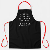 Tablier Amusant Grill Baker's Chef Apron For Men & For Wom (Recto)