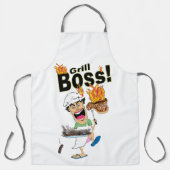 Tablier Amusant "Grill Boss" BBQ Apron (Recto)