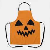 Tablier Amusant Halloween visage fantôme Citrouille peur b (Recto)