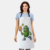 Tablier Amusant joueur de pickleball Louveur de paddleball (Porté)