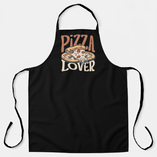 Tablier Amusant Pizza Lover (Recto)