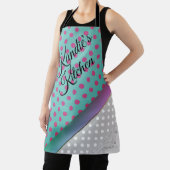 Tablier Amusant Polka Dot Colorblock Apron (Insitu)