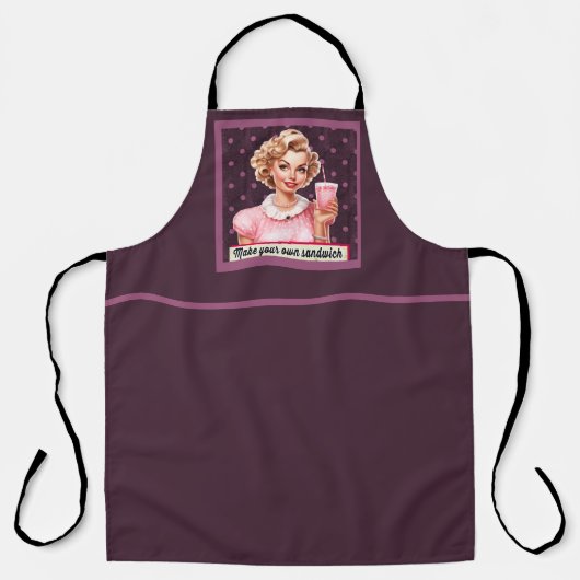Tablier Amusante femme de ménage Apron (Recto)