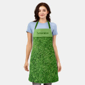 Tablier Amusante pelouse verte (Porté)