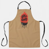 Tablier Amusement de barbecue enflammé Grill and Chill (Recto)