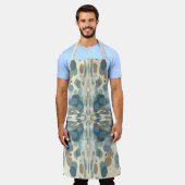 Tablier Amusement estival Ocean Spray Splatter Art Abstrai (Porté)