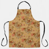 Tablier Amusez-vous dans le dragon Feuille (Recto)