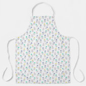 Tablier Ananas Abstrait| Monogramme 2 (Recto)