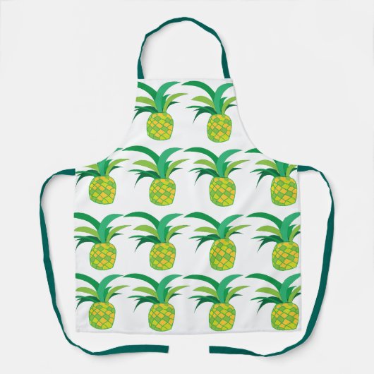 Tablier Ananas Été Fruit Tropical Ananas (Recto)