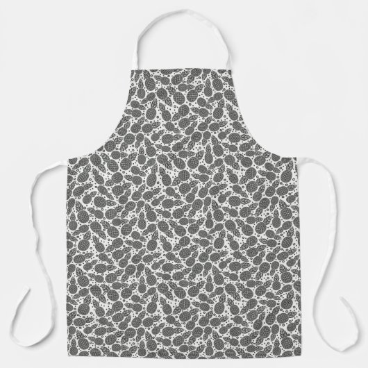 Tablier Ananas monochrome (Recto)