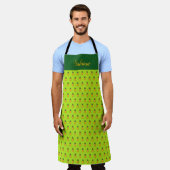 Tablier Ananas personnalisé Tropical Luau Kitchen Apron (Porté)