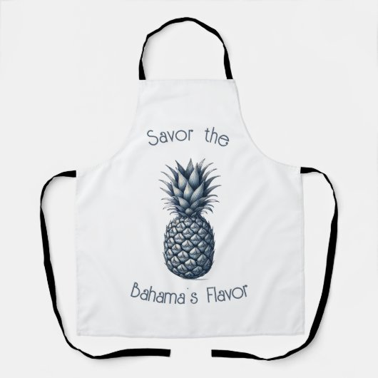Tablier Ananas Tropical (Recto)