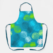 Tablier Ananas tropical de Momona Hawaiian - Turq (Recto)