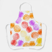 Tablier Ananas tropical Momona Hawaiian - Couleurs chaudes (Recto)