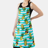 Tablier Ananas Tropical : Motif de lunettes de soleil Retr (Insitu)