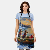Tablier Anatolian Shepherd Christmas Boat Holiday (Porté)