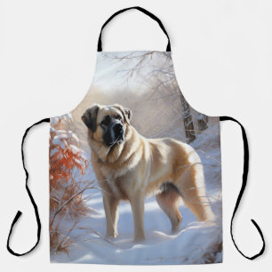 Tablier Anatolian Shepherd Qu'il neige Noël