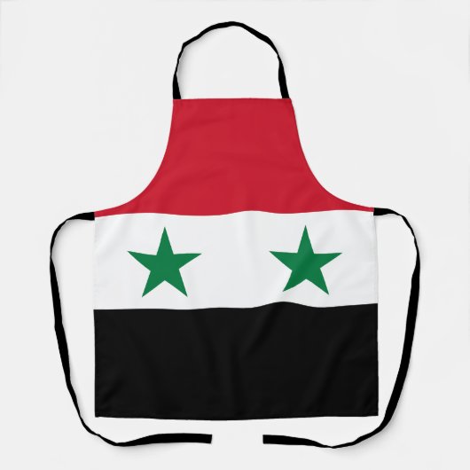 Tablier Ancien drapeau de Syrie (Recto)