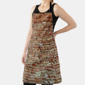 Tablier Ancient Textured Brick Wall of Lal Killa Indiaaged (Insitu)
