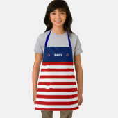 Tablier Ancre marine Rouge Blanc rayures (Insitu)