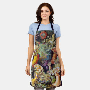 Tablier Anémones de mer vintage par Ernst Haeckel