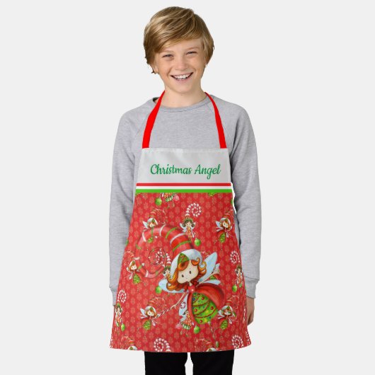 Tablier Ange de Noël (Porté)