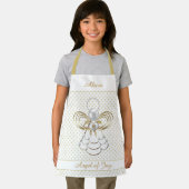 Tablier Angel de la Joy Gold Filigree Points Or de Noël (Insitu)