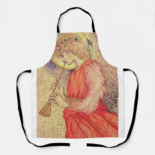 Tablier Angel Jouer un Flageolet (Recto)