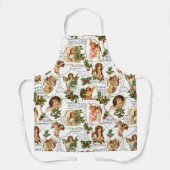 Tablier Angels Vintages paradisiaques, Holly & Music Colla (Recto)