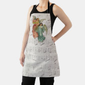 Tablier Anges chanteurs - Musique victorienne Fiche religi (Insitu)