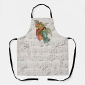 Tablier Anges chanteurs - Musique victorienne Fiche religi (Recto)