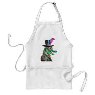 Tablier Animal de la fête Steampunk du Mardi Gras Alligato