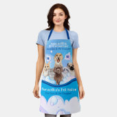 Tablier Animal Grooming Marine Blue Bubble Chiens Chats Sp (Porté)