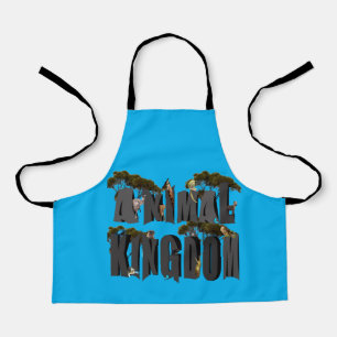 Tablier Animal Kingdom Design, Kids Full Print Apron