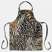 Tablier Animal print zebra modern All-Over Print Apron (Recto)