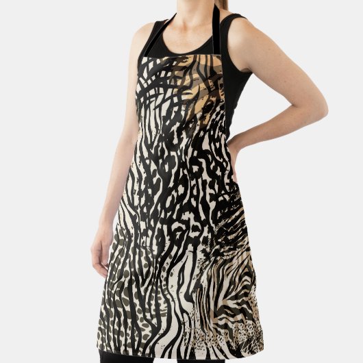 Tablier Animal print zebra modern All-Over Print Apron (Insitu)