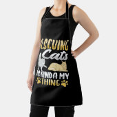 Tablier Animal Rescue Chat Secourt Chat Sauveur Chat (Insitu)