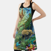 Tablier Animals living together throw pillow (Insitu)