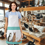 Tablier Animaux assis Cat Care Chien Grooming Personnalisé<br><div class="desc">Cette conception peut être personnalisée en choisissant l'option personnaliser pour ajouter du texte ou apporter d'autres modifications. Si ce produit a la possibilité de transférer la conception à un autre article, s'il vous plaît assurez-vous d'ajuster la conception pour s'adapter si nécessaire. Contactez-moi à colorflowcreations@gmail.com si vous souhaitez avoir cette conception...</div>